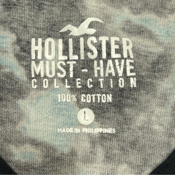Hollister | Tie Die Cotton T-shirt | Must-Have Collection | Size: Large - Picture 3 of 3